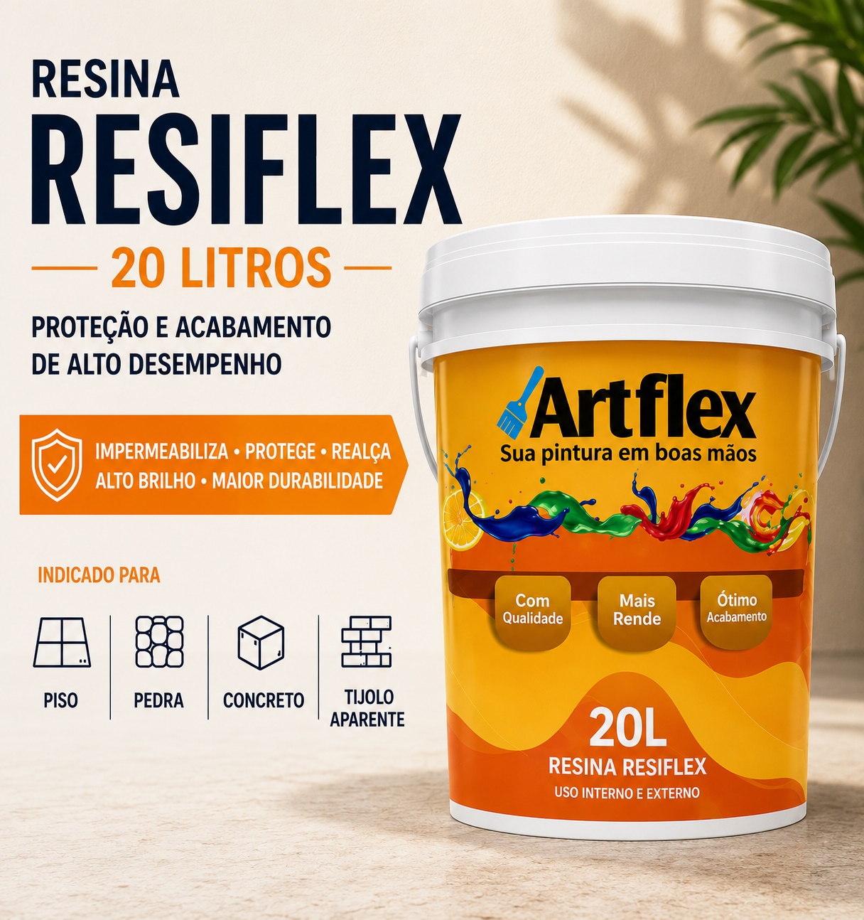 RESINA RESIFLEX 20 LITROS